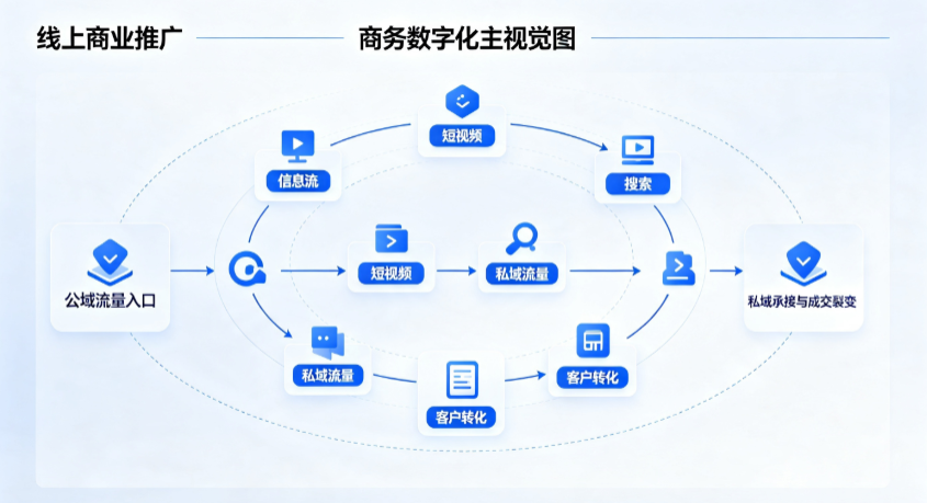 石景山区线上商业推广怎么做？全域流量闭环搭建与低成本转化实战指南